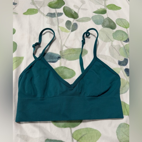 Lululemon Women’s Teal Green Sports Bra Size 4 - Picture 5 of 6